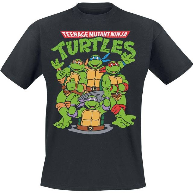 Teenage Mutant Ninja Turtles T-Shirt - Group - S to XXL - for Men - black