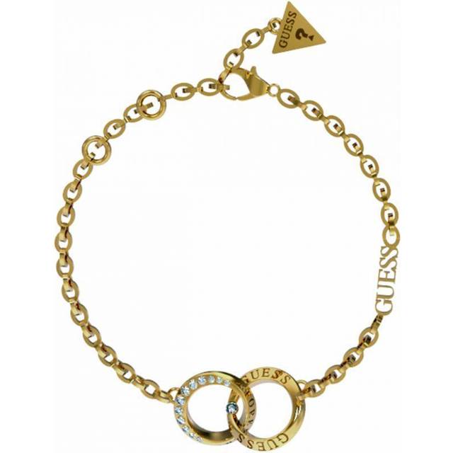 Guess Ladies Rhodium-Plated Mini Forever Links Bracelet UBB02187RHL