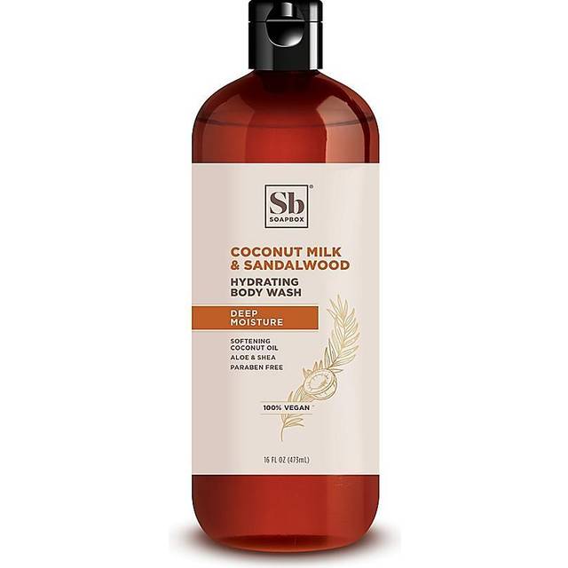 Soap Box Coconut Milk & Sandalwood Body Wash - 16oz