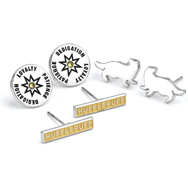 Hufflepuff Set of 3 Stud Earrings