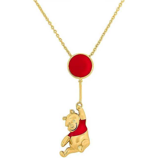 Disney Winnie The Pooh Red & Gold Coloured Floating Balloon Necklace