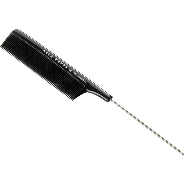 Acca Kappa Acca Kappa Professional Pin Tail Comb 7261 Black