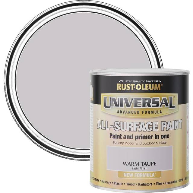 UNIVERSAL ALL-SURFACE, SATIN FINISH - WARM TAUPE 750ml - - Neutral