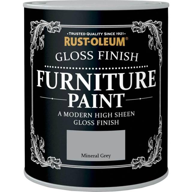 Rust-Oleum Gloss Finish 750 Ml Furniture Paint &Ndash; Mineral Grey