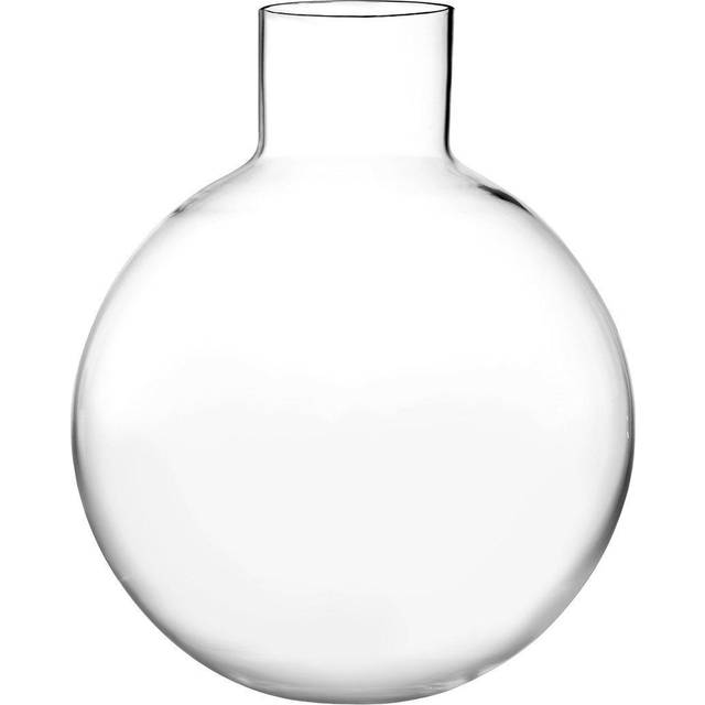 Skrufs Glasbruk Pallo vas Klar 31 cm