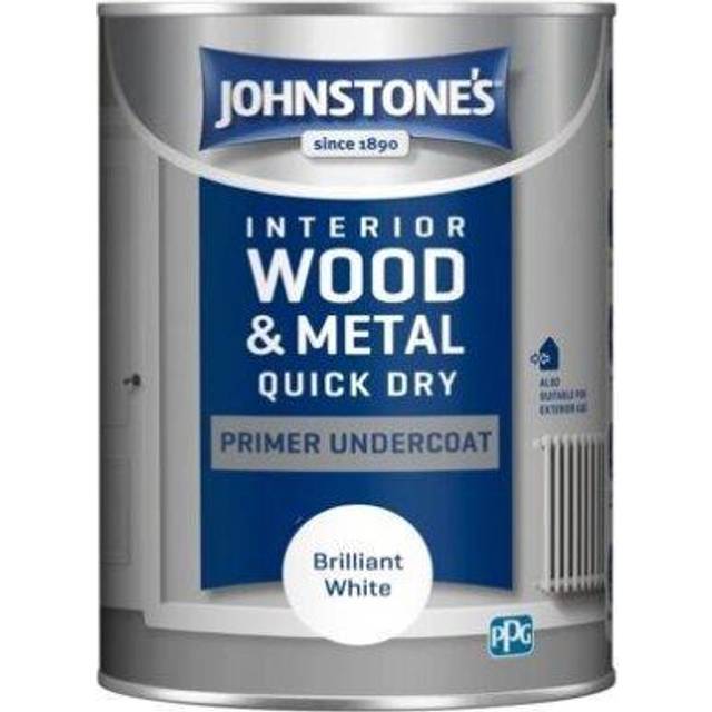 Johnstone's Quick Dry Primer Undercoat 1.25L Brilliant White