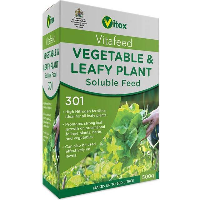 Vitax Vitafeed Vegetable & Leafy Plant Soluble Feed 500G (301)