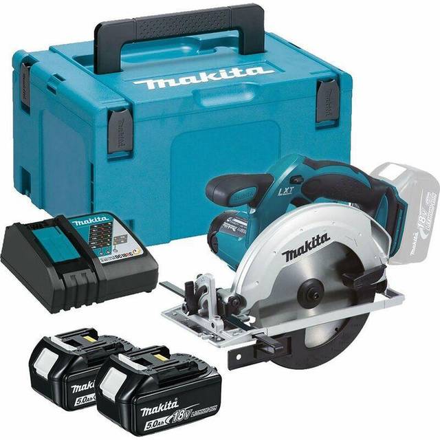 Makita DSS611RTJ 18V LXT 165mm Circular Saw With 2x 5Ah Batteries
