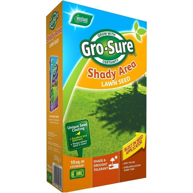 Gro-Sure 20500185 Shady Lawn Seed, 10 m2, 300 g