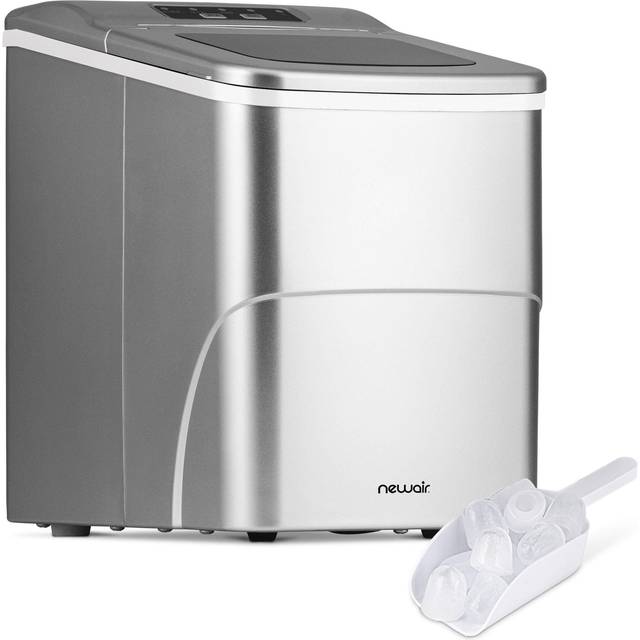 Newair® Countertop Ice Maker. Bullet Ice, 26 lbs/day - Matte Black - Black