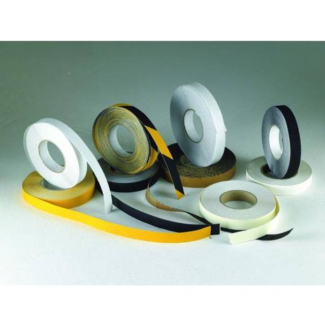 Fluorescent Yellow Coarse Grit Heavy-Duty Slip Resistant Floor Tape - 50 x 18300mm