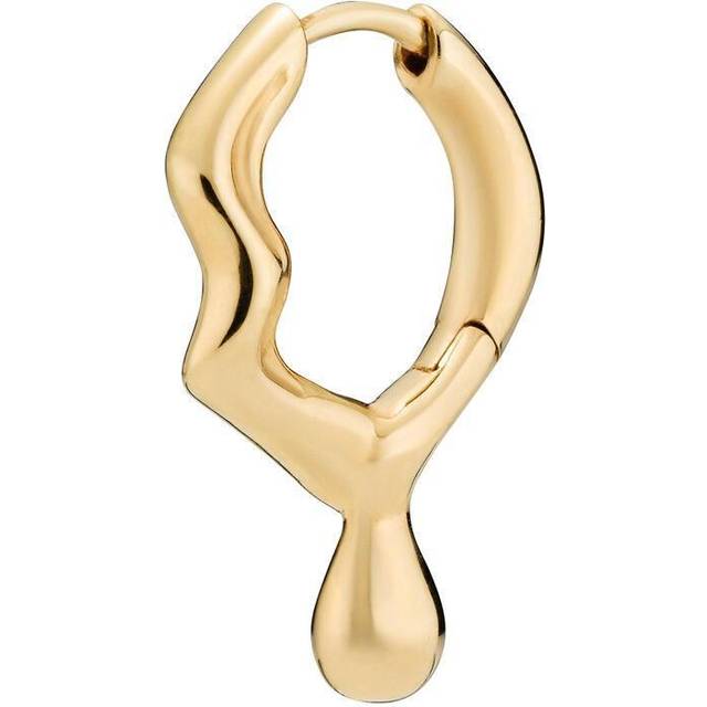 Maria Black Gold Mira Huggie Single Earring - Goldplated - UNI