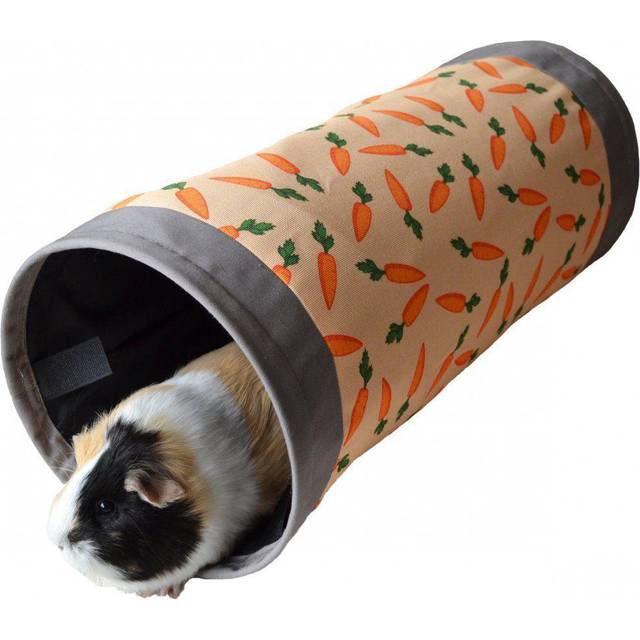 Snuggles Carrot Fabric Tunnel 50x22x22cm