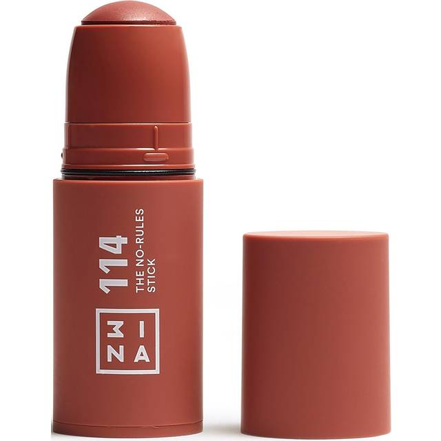 MAKEUP - The No - Rules Stick 114 - Light brown Blush Stick Matte for Sensitive Eyes Lips & Cheeks with Hyaluronic Acid - Cream Blush for a Natural