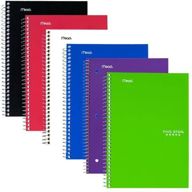 FIVE STAR NOTEBOOK 9.5X6 (Pack of 12)