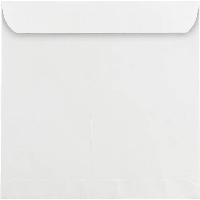 JAM PAPER 13.5 x 13.5 Large Square Invitation Envelopes - White - 25/Pack