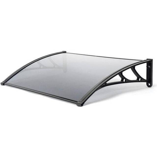 Greenhurst 1m Door Canopy - Black