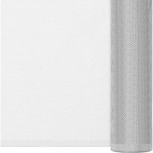 vidaXL Mesh Screen Aluminium 112X500 cm Silver