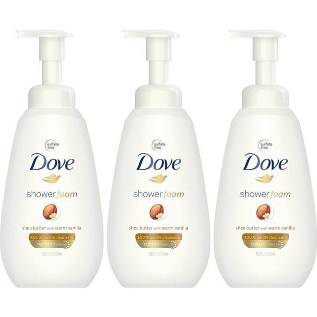 Dove, Foaming Body Wash, Pampering, Shea Butter, 400 ml (13.5 fl oz)