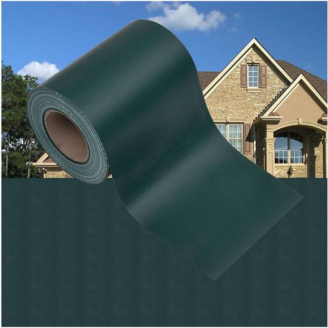 vidaXL Garden Privacy Screen PVC 35x0.19 m Matte Green