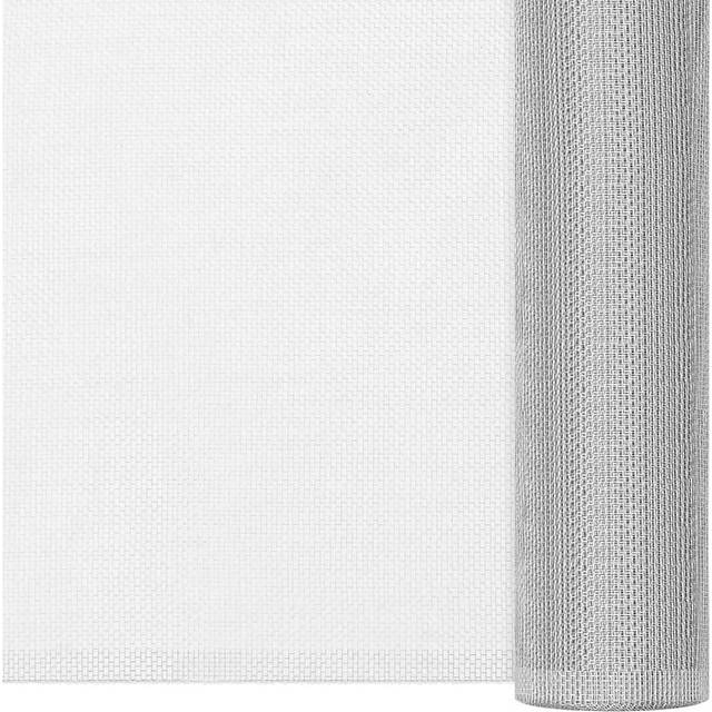 vidaXL Mesh Screen Aluminium 112x2000 cm Silver