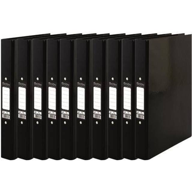 Pukka Brights Ringbinder A4 Black (10 Pack) BR-7765