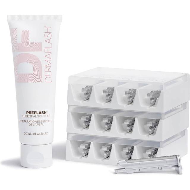 Dermaflash The Essentials + Sonic Dermaplaning Refill Kit X4