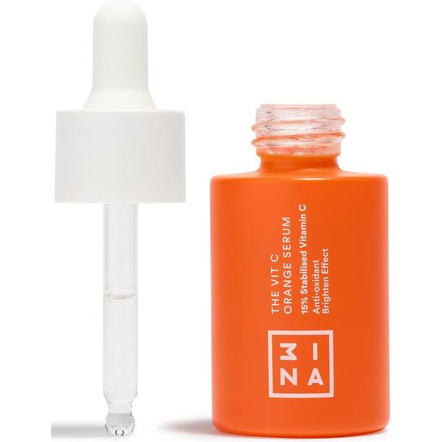 3INA MAKEUP - The Vit C Orange Serum - Transparent Facial serum 15% stabilized Vitamin C - Vitamin C serum for face with antioxidant effect -