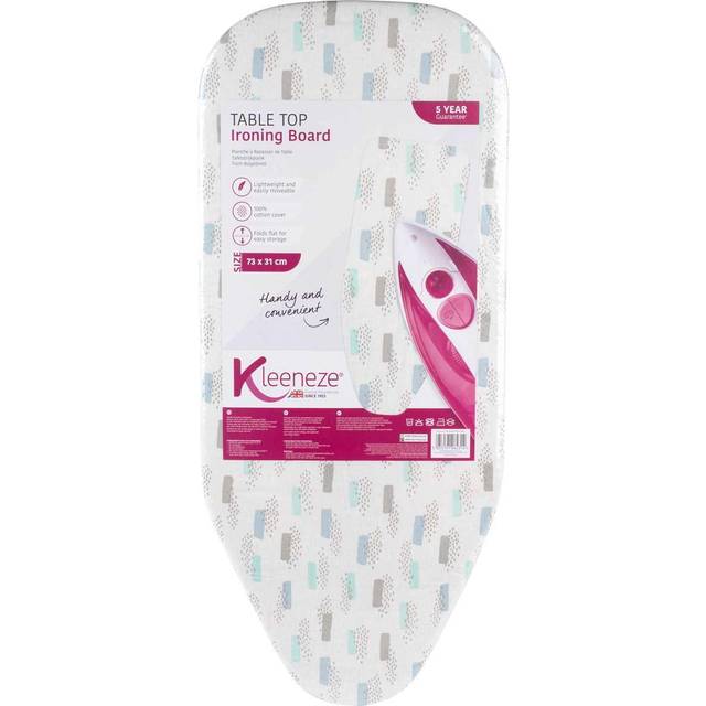 Kleeneze tabletop ironing board foldable lightweight portable travel size