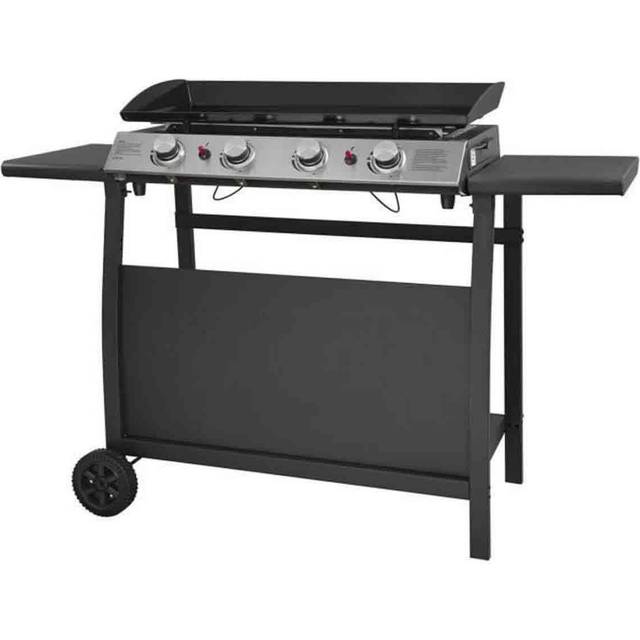 Callow 4 Burner Gas Plancha And Stand, Black
