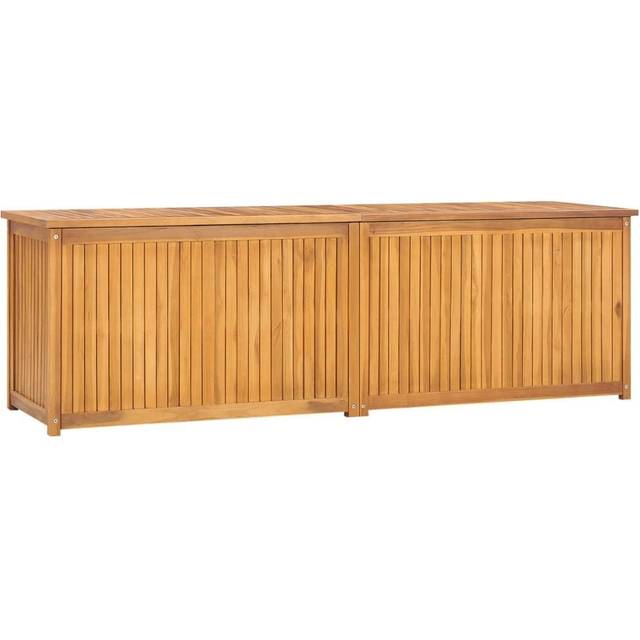 vidaXL Garden Box 175x50x55 cm Solid Wood Teak - Brown