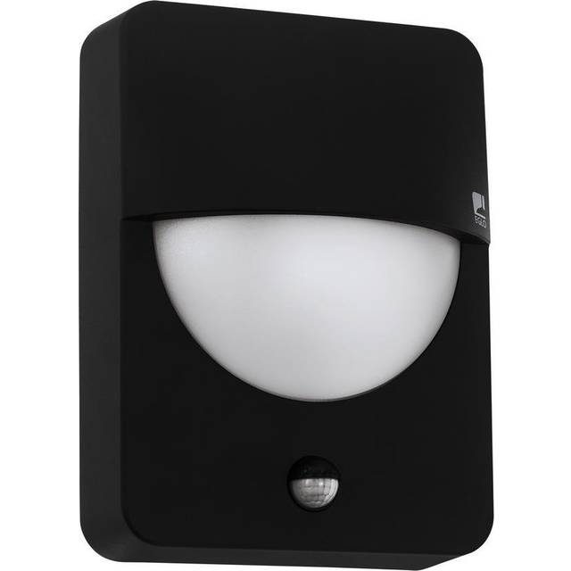 Eglo Salvanesco Outdoor Wall Light Sensor Black/White, Black