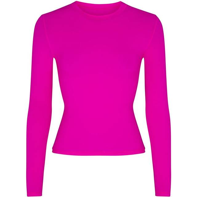 Skims NWOT long sleeve deals fits everyone fuchsia top size small