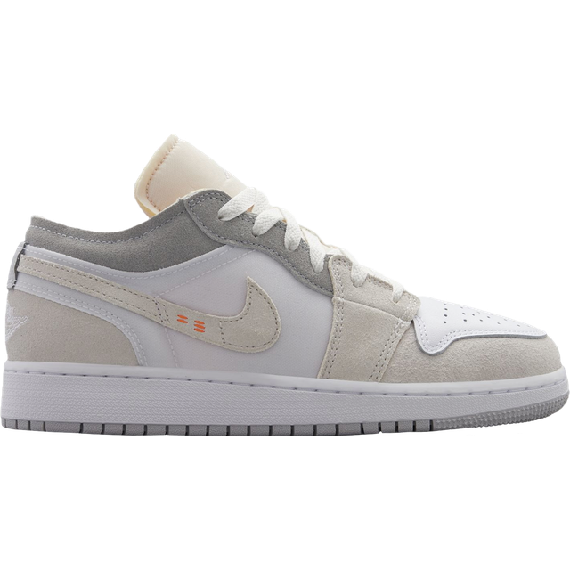 (GS) Air Jordan 1 Low SE Craft 'Inside Out' DQ3727-100 - Light Grey/Brown/Pink - 4Y