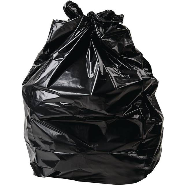 Jantex Medium Medium-Duty Black Bin Bags 70Ltr (Pack of 200)