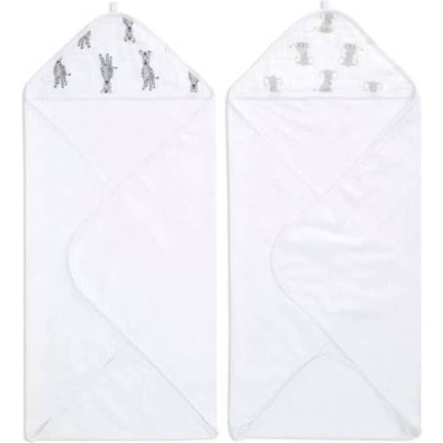 aden + anais essentials Hooded Towel 2-pack Safari Babes