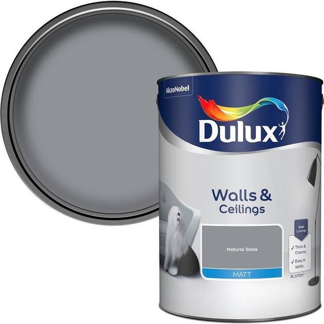 Dulux Matt Emulsion Paint - Natural Slate - 5L