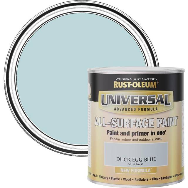 UNIVERSAL ALL-SURFACE, SATIN FINISH - DUCK EGG BLUE 750ml - - Blue