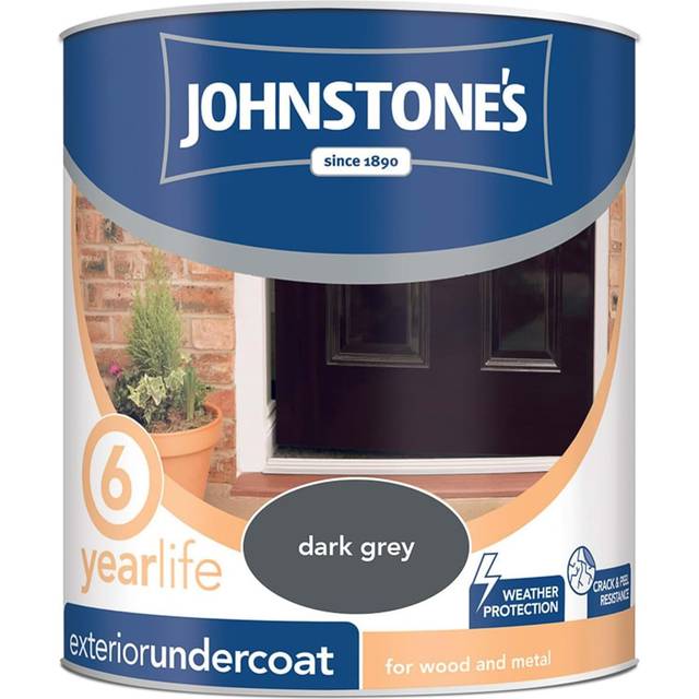 Johnstone's Exterior Undercoat 750ml Dark Grey