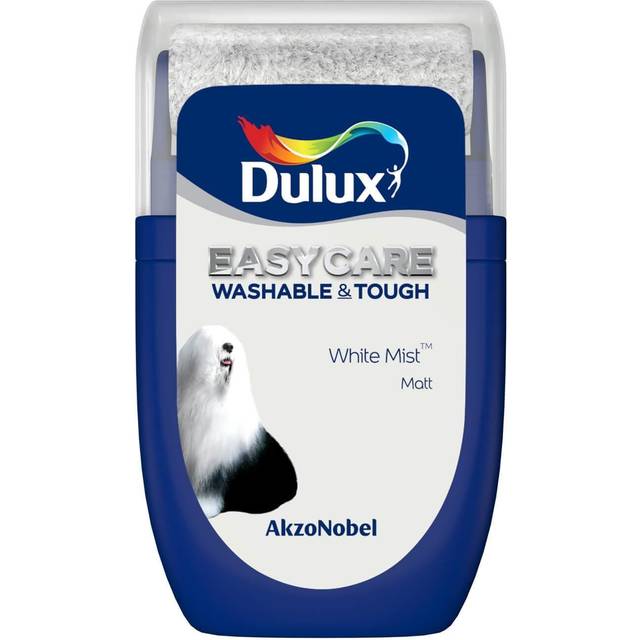 Dulux Easycare Washable & Tough Paint Tester Pot - White Mist - 30ml