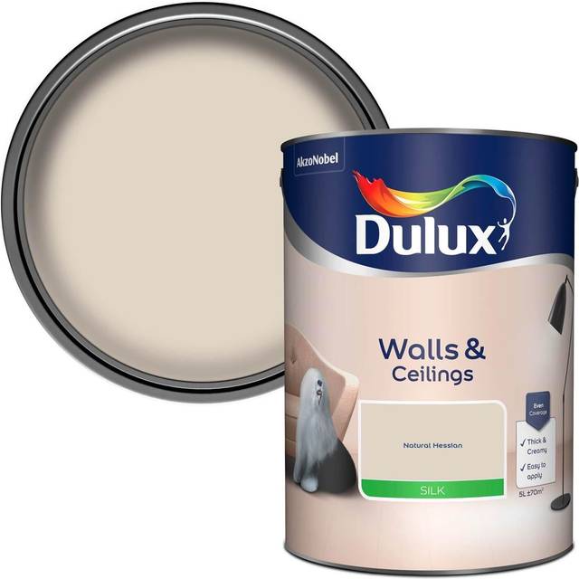 Dulux Silk Emulsion Paint - Natural Hessian - 5L