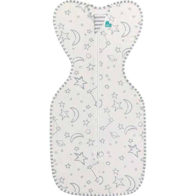 Love To Dream Stage 1 Swaddle Up™ Bamboo Original (Size: Medium, Colour: Cream Moon & Stars)