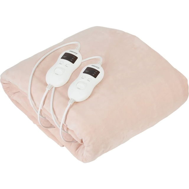 Mesko CR-7424 elektriska dubbelsängar, polyester, beige, 150 x 160