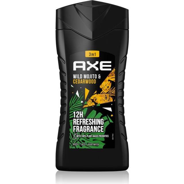 Axe Wild Shower Gel Green Mojito & Cedarwood for a Refreshing Shower Experience with Exotic Fragrance 250 ml Pack of 1