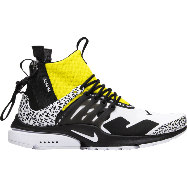 Nike Acronym x Air Presto Mid 'Dynamic Yellow' AH7832-100 - White/Dynamic Yellow/Black - 6