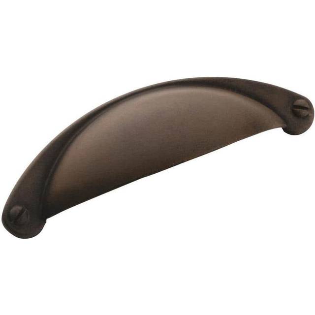 Amerock | Cabinet Cup Pull | Antique Rust | 2-1/2 inch (64 mm) Center to Center | Cup Pulls | 1 Pack | Drawer Pull | Drawer Handle | Cabinet Hardware