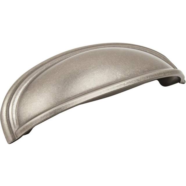 Ashby 4 in 102 mm  3 in 76 mm CentertoCenter Weathered Nickel Cabinet Cup Pull