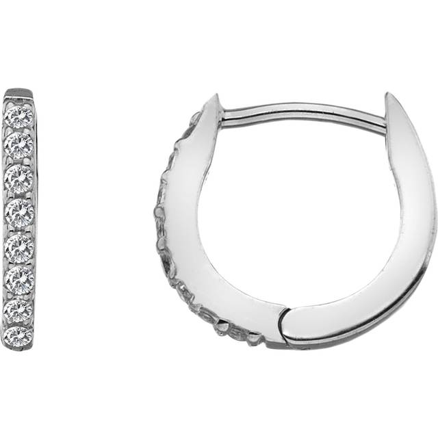 Hot Diamonds Silver Constant Loop Earrings