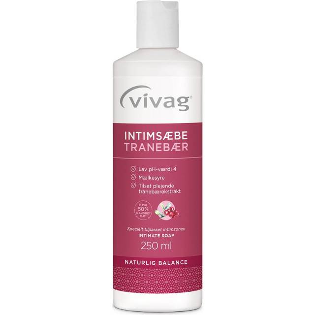 Vivag Intimsæbe Tranebær 250ml