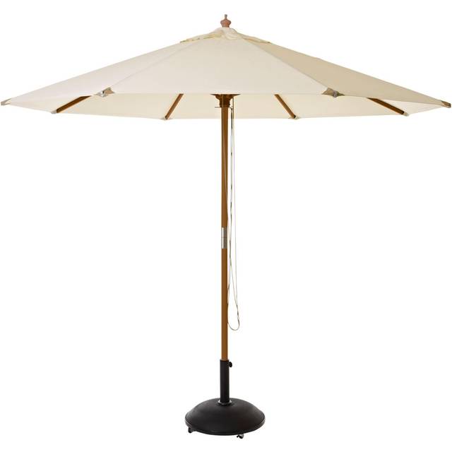 Cinas, Capri parasoll 300 cm trästomme offwhite